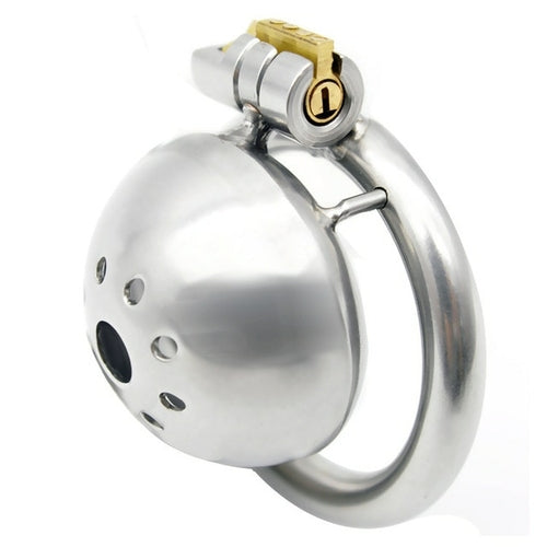 stainless steel  Male Chastity Device Super Small Short Cock Cage