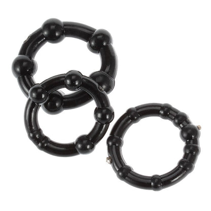 3pcs Silicone Beaded Penis Rings