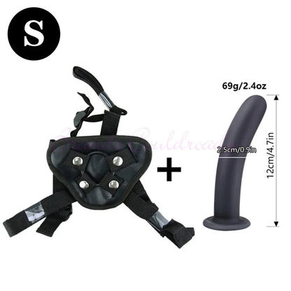 Silicone Anal Plug Strap On Big Penis Harness Adjustable BDSM Bondage Pants Lesbian Strap-on Dildos Sex Toy For Gay Female
